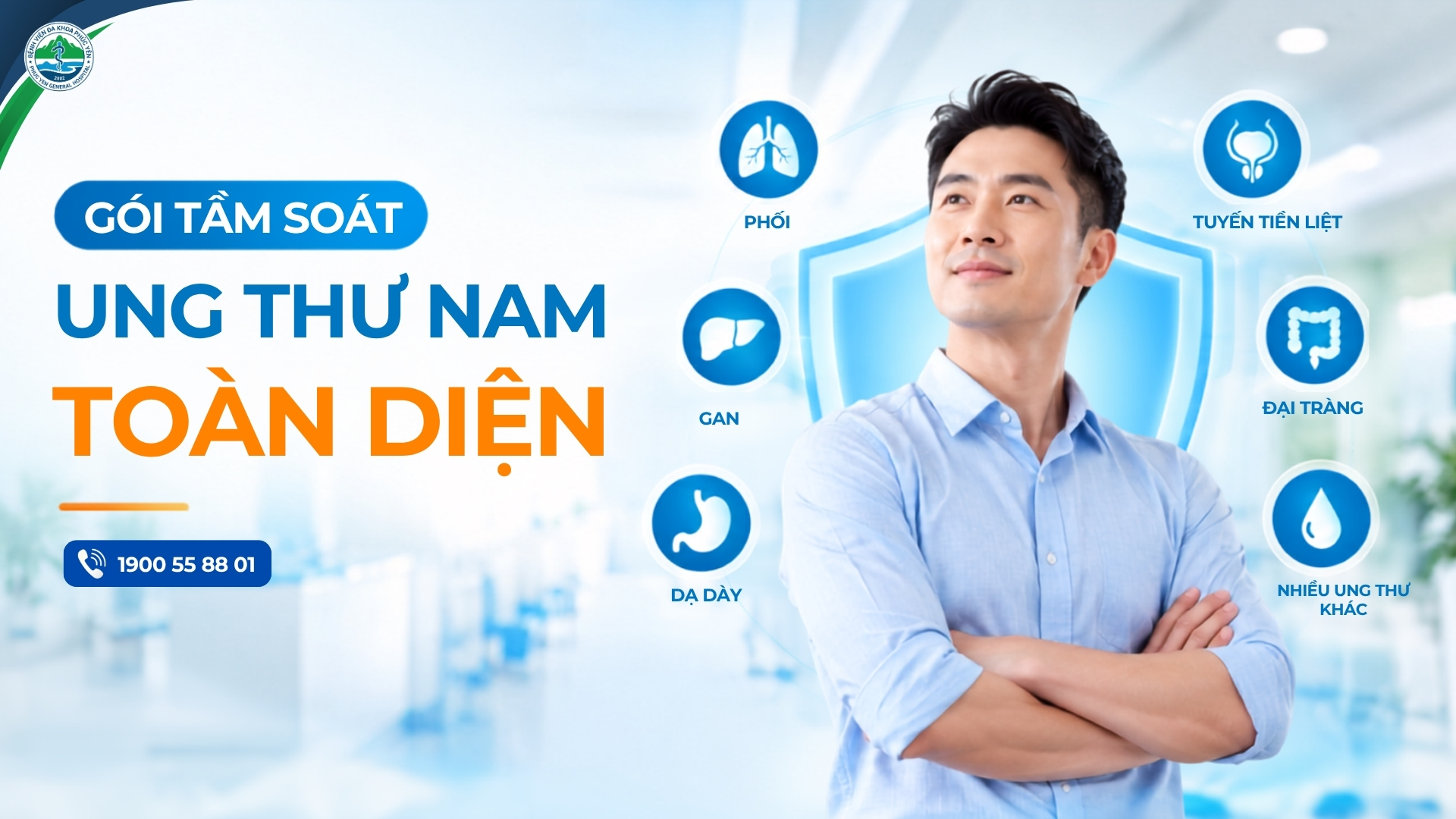 Gói Tầm soát Ung thư toàn diện - Bảo vệ sức khỏe Nam giới