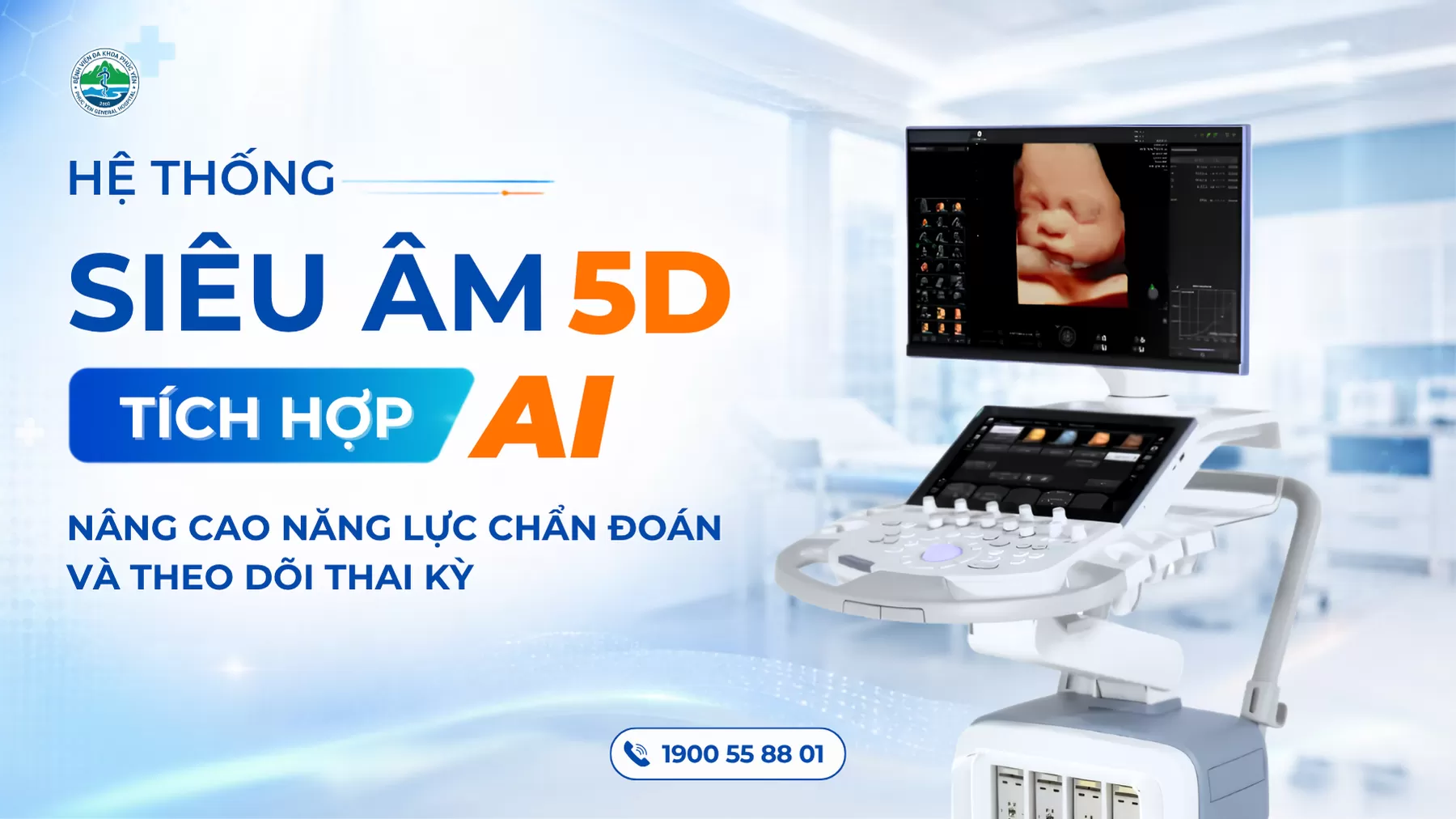 Hệ thống siêu âm 5D tích hợp AI - Nâng cao năng lực chẩn đoán và theo dõi thai kỳ