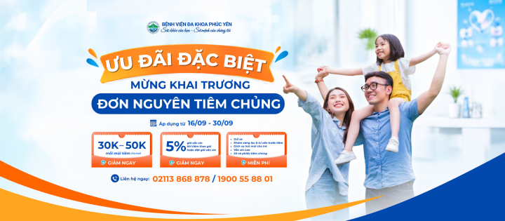 Mừng khai trương Đơn nguyên Tiêm chủng - Nhiều ưu đãi, nhiều quyền lợi