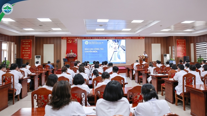 Bệnh viện Đa khoa Phúc Yên sơ kết công tác 6 tháng đầu năm 2026: Nâng cao chất lượng chuyên môn, hướng tới phát triển bền vững