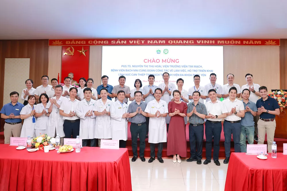 Bệnh viện Bạch Mai hỗ trợ Bệnh viện Đa khoa Phúc Yên triển khai lĩnh vực Can thiệp tim mạch