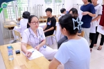 Khám sức khỏe định kỳ cho hơn 1.700 học sinh Trường THPT Mê Linh