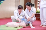 Bệnh viện Đa khoa Phúc Yên tổ chức tập huấn nâng cao kỹ năng cấp cứu cho cán bộ, nhân viên y tế